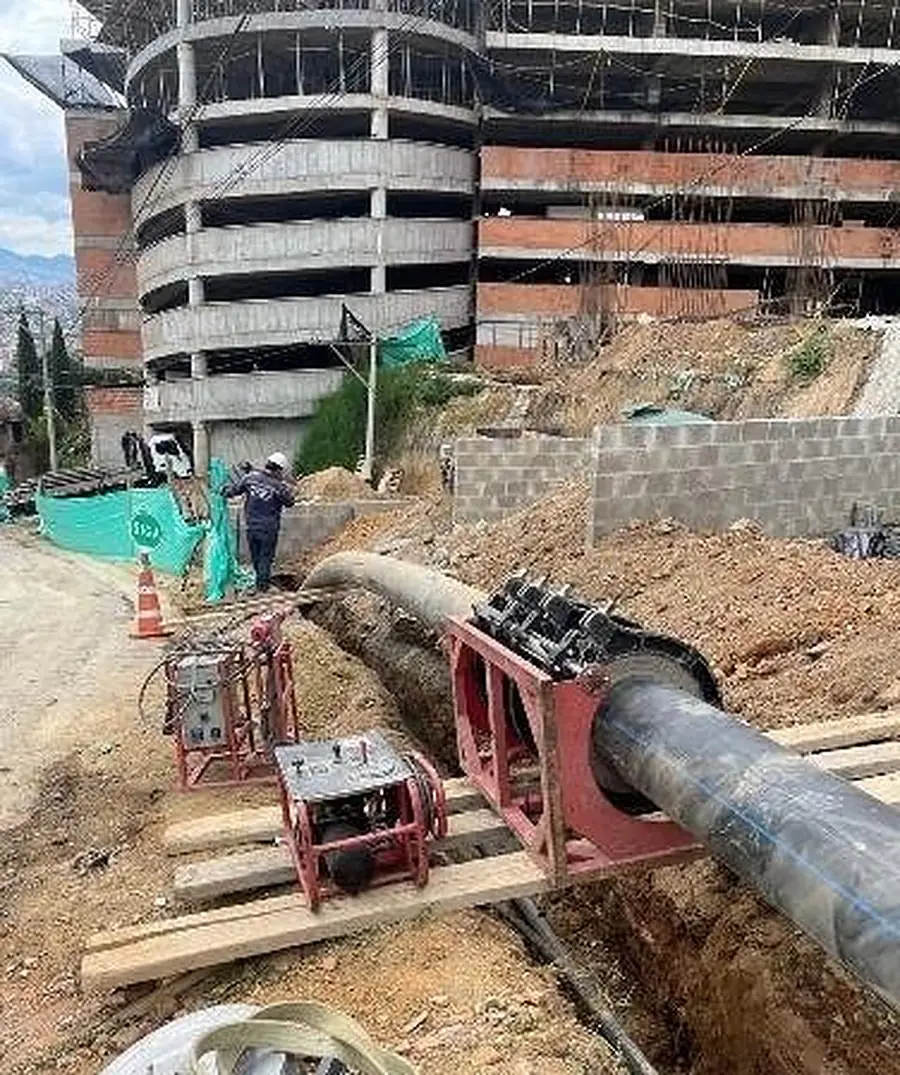 Termofusión de tubería PEAD en Sabaneta